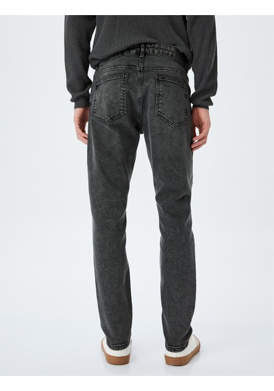 Koton Slim Fit Kot Pantolon - Brad Jean Siyah 5wam40100ıd Siyah