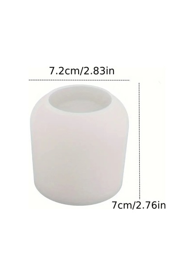 Fileli Mum Saksı Silikon Kalıp X827