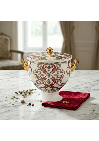 Lucky Art Velora Bone Kavanoz 17cm Çok Renkli