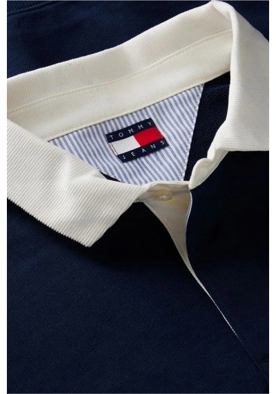 Tommy Jeans Logolu Pamuklu Regular Fit Düğmeli Polo Yaka Sweat Erkek Sweat Dm0dm23586 C1g Lacivert Tommy Jeans Logolu Pamuklu Regular Fit Düğmeli Polo Yaka Sweat Erkek Sweat Dm0dm23586 C1g Lacivert
