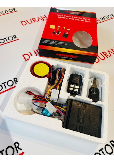 Monero Motosiklet Alarm Seti-çift Kumandalı