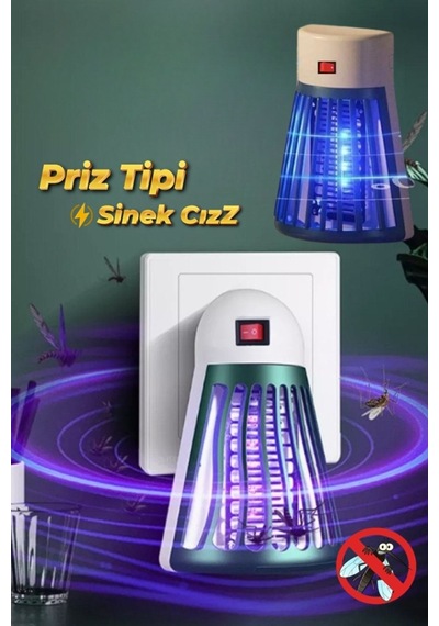 Priz Tipi Sinek Öldürücülü Gece Lambası