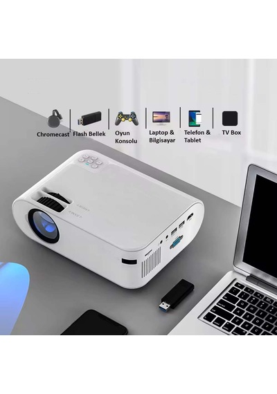 Hymark P62 1080P Mini Taşınabilir Projeksiyon Cihazı