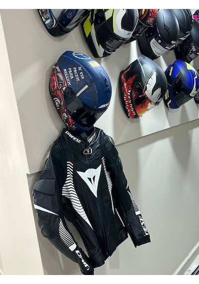 Premium Metal Kask Ve Ceket Askılığı Modern Duvar Askı Sistemi