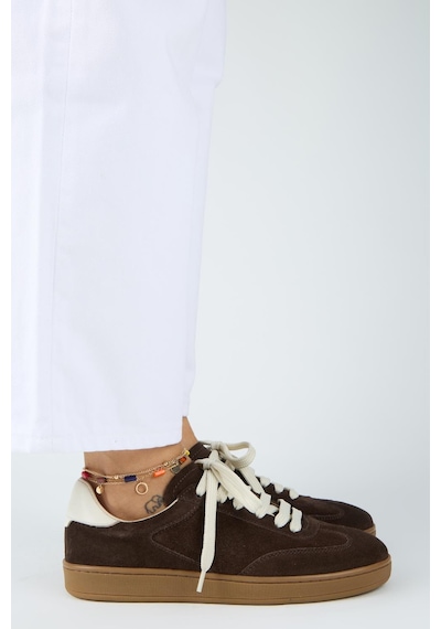Manijero Krahe Barbella 2 Kadın Hakiki Deri Üç Ayrı Alternatif Bağcıklı Kahve-ekru Sneakers Manijero Krahe Barbella 2 Kadın Hakiki Deri Üç Ayrı Alternatif Bağcıklı Kahve-ekru Sneakers
