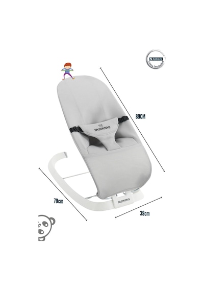 Mamma Shake Sleep Oyuncaklı 2in1 Sallanır Yaylanır Katlanır Ana Kucağı + Taşıma Çantası