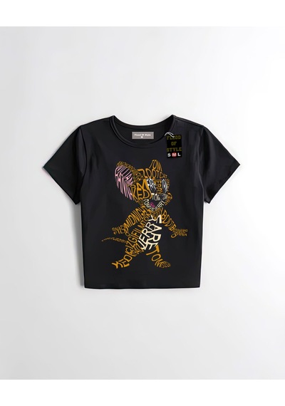 Flood Of Style Siyah Babby Tee Jerrr Özel Tasarım