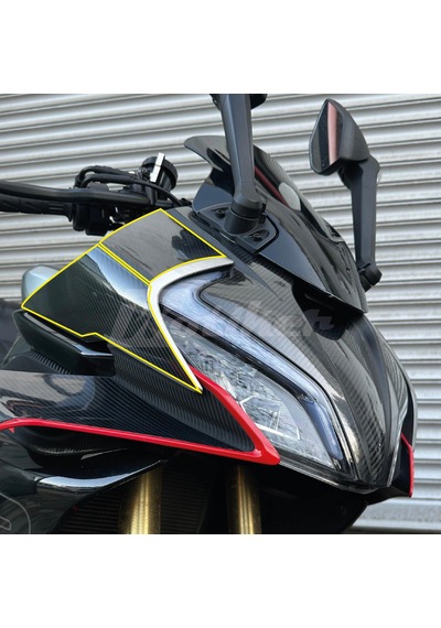 Cf Moto 450sr Far Yanı Ve Ön Kafa Derin Karbon Kaplama Modeli