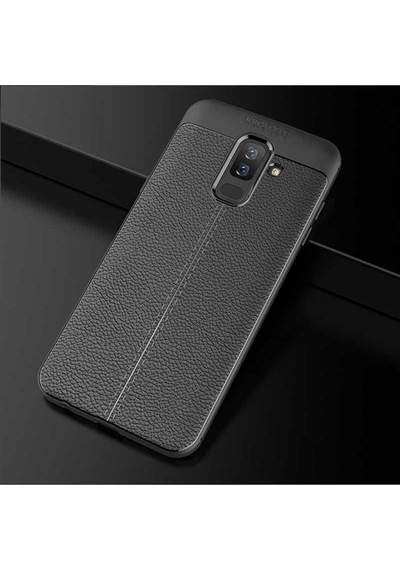 Samsung Uyumlu Galaxy J4 Kılıf Zore Niss Silikon Kapak Siyah