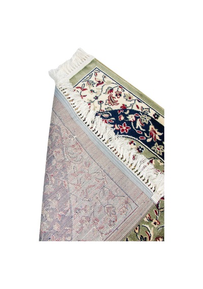 Ravza Desenli Halı Tipi Dokuma Seccade - Yeşil