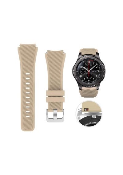 Huawei Watch Gt5 Gt4 Gt2e Gt2 Gt3 Gt3 Pro Honor Watch 2 Uyumlu Silikon Kordon Bej