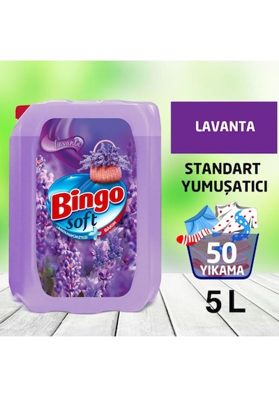 Bingo Soft Çamaşır Yumuşatıcısı Lavanta 5 L