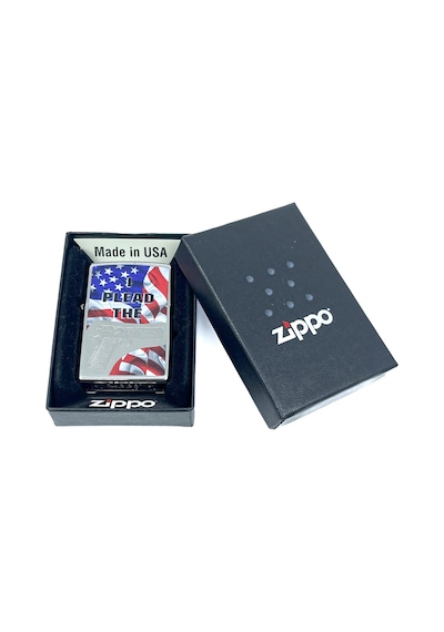 Zippo 2nd Amendment Plead With Flag Dizayn Çakmak