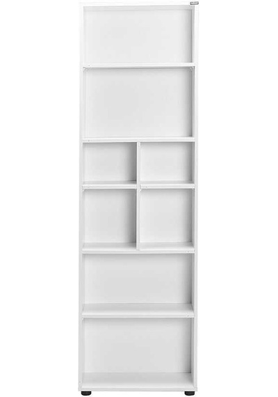 Adore Mobilya White 8 Bölmeli Kitaplık-mat Beyaz 55x187x23 Cm Gxyxd