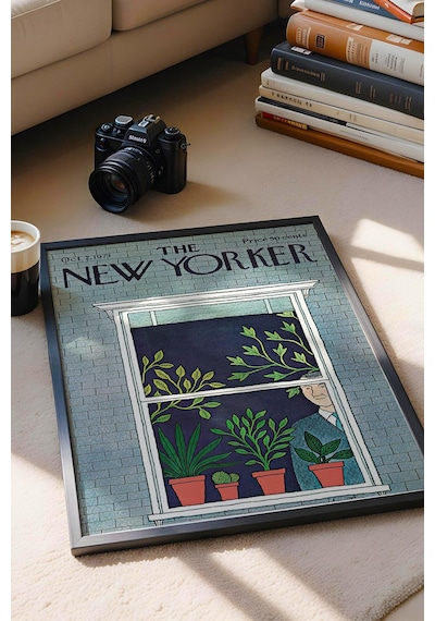 The New Yorker Çerçeveli Tablo October 2 1971