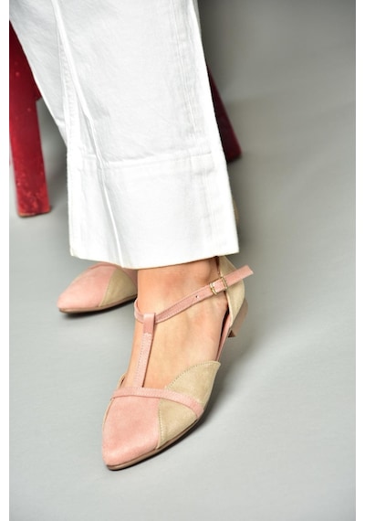 Fox Shoes Pudra/ten Kadın Babet B726881802 Pudra