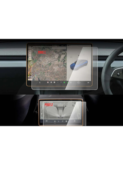 Tesla Model Y Juniper Multimedya Ve Arka Ekran Set Ekran Koruyucu