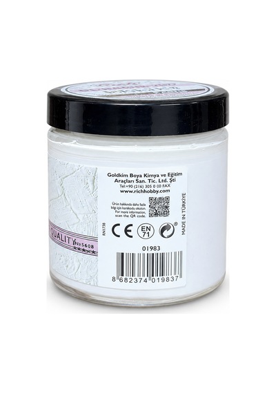 Rich Klasik Rölyef Pasta Beyaz 250 Ml / 350 Gr