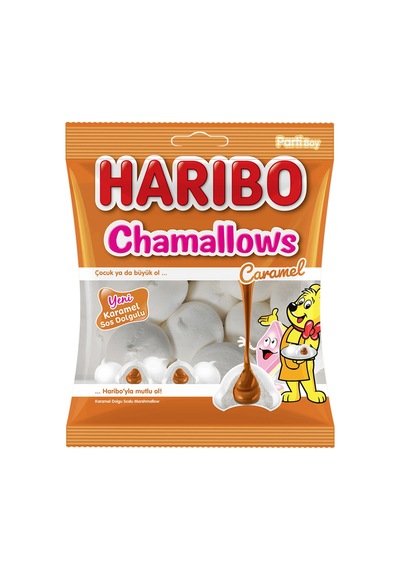 Haribo Chamallows Caramel 160 Gr Parti Boy Yumuşak Şeker