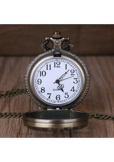 Kişiye Özel Hayat Ağacı Tasarımlı Retro Quartz Zincirli Köstekli