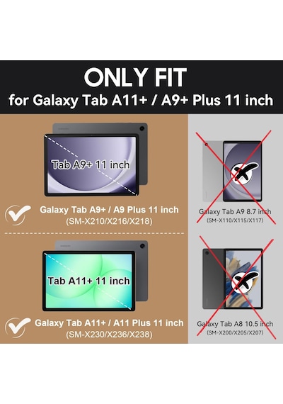 Samsung Uyumlu Galaxy Tab A11 Plus A9 11 İnç Standlı Askılı Karakterli Çocuk Kılıfı Tablet