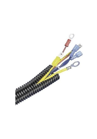 7mm Kablo Tesisat Gizleme Düzenleme Spiral Yarıklı Hortum Siyah Renk 10 Metre