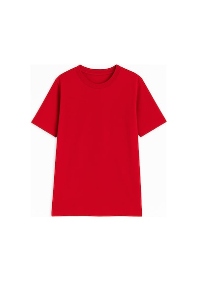 Erkek %100 Pamuk Basic T-shirt Çok Renkli