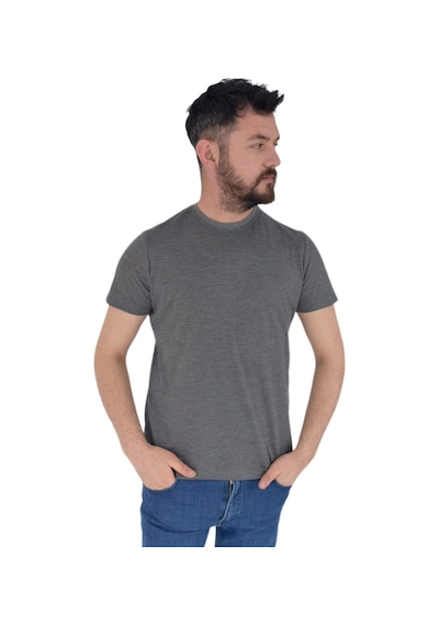 Erkek Sıfır Yaka Tişört Ottoman Bgl-st01890 001