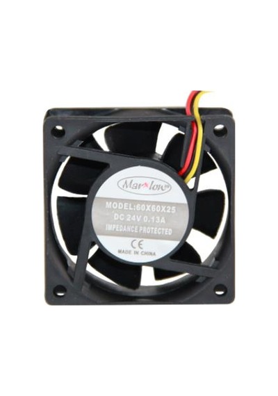 Kasa Fanı - "216A" - 60X60X25 Mm - 24 Volt 0.13 Amper - 3 Pin