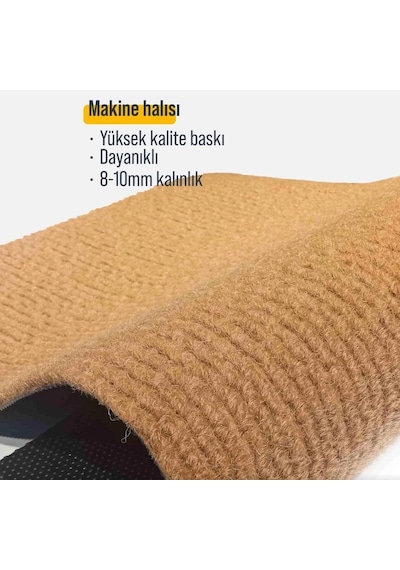 Ayrex Kapı Önü Renkli Kalp Home Halı Paspas 40 X 60 Cm Genel