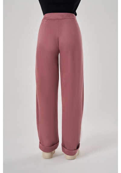 Mizalle Süet Dokulu Taba Pantolon Taba