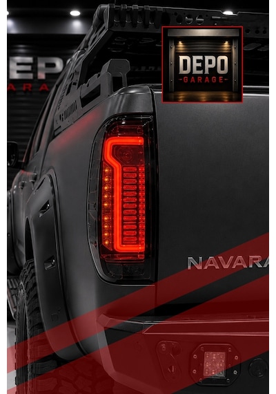 Nissan Navara D40 Kasa Uyumlu Smoke Led Stop - Birebir Uyumlu Yüksek Parlaklık Navara Stop