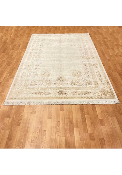 Klasik Hereke Desenli 200 X 300 İpek Halı Bej