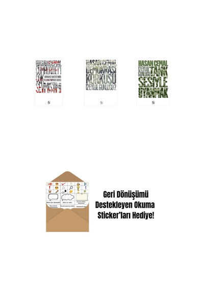 Cumhuriyet'i Çok Sevmiştim + Demokrasi Korkusu + Tank Sesiyle Uyanmak + Okuma Sticker'ları