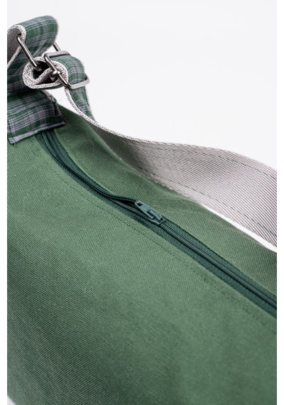 Fabric Craft Bag El Çantası Duck Kumaş Yeşil Ayarlanabilir Askılı Haki