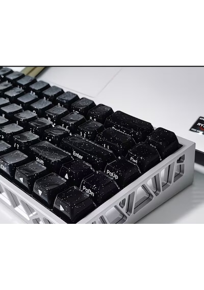 Mekanik Klavye Crystal Jelly Keycap -136 Tuşlu Yarı Saydam Oem Rgb Tuş Takımı