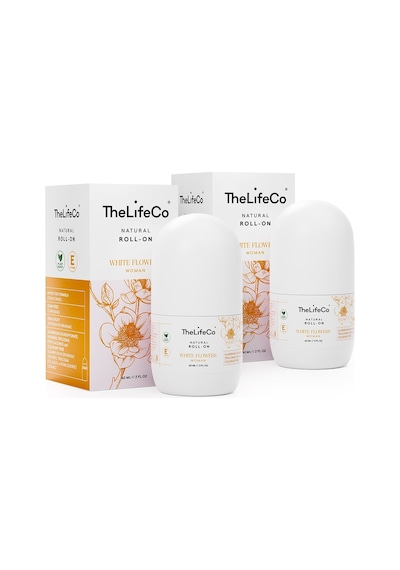 The Lifeco White Flowers Kadın Roll-On Deodorant 2 x 60 ML