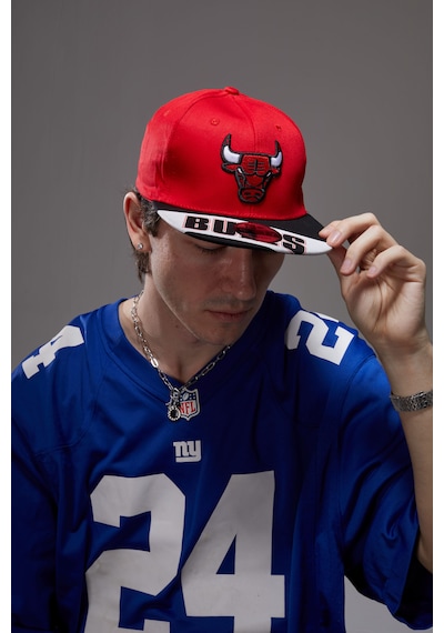 Berellini Bulls Hip-hop Şapka Özel Kolleksiyon Kırmızı - Siyah