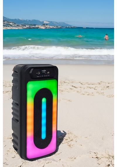 Thentech Güçlü Ses Kalitesi Rgb Işıklı Bluetooth 5.0 Bağlantılı Kaliteli Ses Uzun Süreli Şarj Mükemmel Kalite Siyah