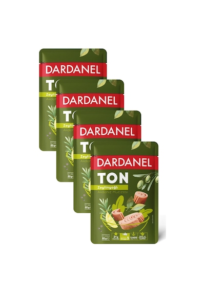 Dardanel Zeytinyağlı Ton Balığı Poşet 80 gr x 4 Adet