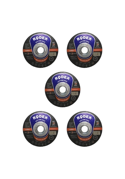Rodex 115 x 1.0 x 22 Paslanmaz Çelik ınox Kesme Taşı 5 Adet