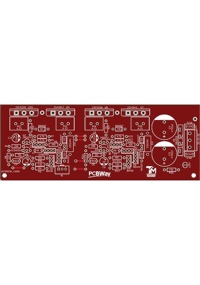 100 100 Watt Stereo Çift Kanal Amfi Devresi 2Sc5200 - 2Sa1943
