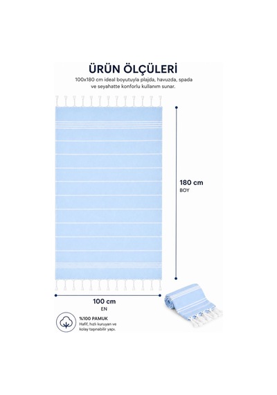Sultan Peştemal Havlu 100 Pamuklu Deniz Plaj Banyo Peştemali 100x180 Cm Çok Renkli