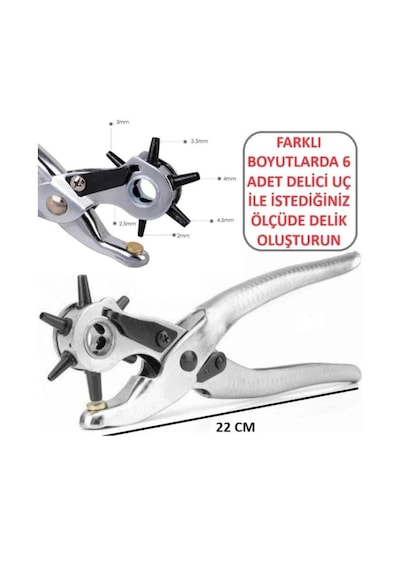 Metal Kemer Delme Pensesi Delici Delik Açma Çıt Çıt Pense Deri Çanta Kıyafet Delik Açıcı Makinası Diğer