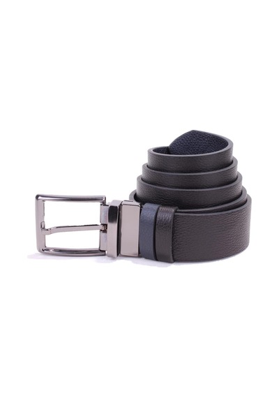 Dagoster DMK26-465DG Siyah Lacivert 4 CM Çift Taraflı Hakiki Deri Erkek Kemer Siyah Siyah - Lacivert Dagoster DMK26-465DG Siyah Lacivert 4 CM Çift Taraflı Hakiki Deri Erkek Kemer Siyah Siyah - Lacivert