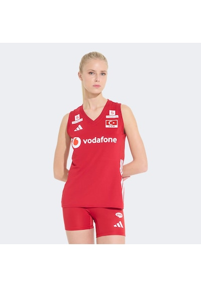 Adidas Türkiye Voleybol Milli Takımı Kadın Voleybol Kırmızı Forma Km7474
