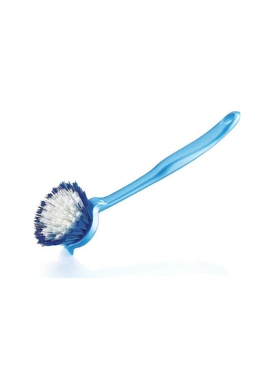 Plastik Tek Bulaşık Fırçası Kir Kazıma Uçlu Bx40 Açık Gri