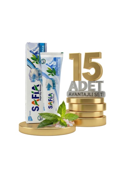 Safia Diş Macunu Yeşil Çay Ve Himalaya Tuzu 15x60 Ml