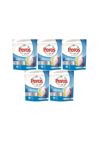 Pratik Matik Çamaşır Deterjanı Kapsülü - Tableti 130 Adet Beyazlar 5pk 26