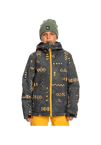 Quiksilver Morton Youth Erkek Çocuk Siyah Snowboard Ceketi 8688